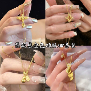 【权杖飞马】双翼骏马吊坠金色项链生肖马年新款配饰毛衣链