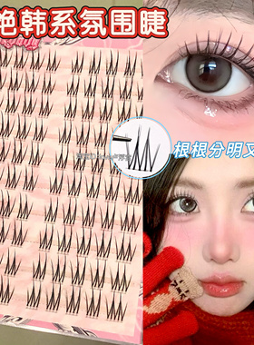 一款韩味很足的美睫！玫瑰庄园假睫毛自然上镜毛流分段上镜网感
