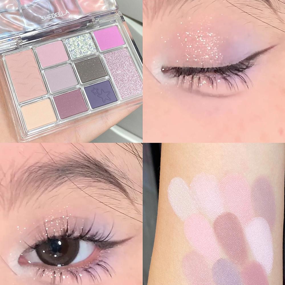 诗蒂娅水波纹眼影盘十色眼影