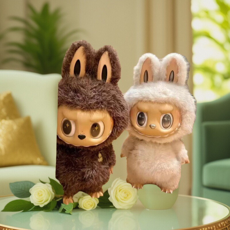 植毛绒布娃娃小兔子形公仔挂件