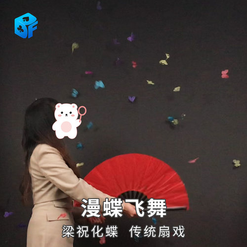 漫蝶飞舞北方魔术道具雪花纸