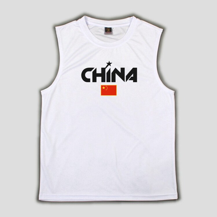 中国队男篮球衣国家队服投篮热身坎肩篮球训练服跑步宽肩运动背心