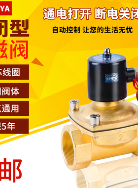 新2W500-50全铜电磁阀UW-502寸电磁阀DN50水阀气阀 220V 24Vi.