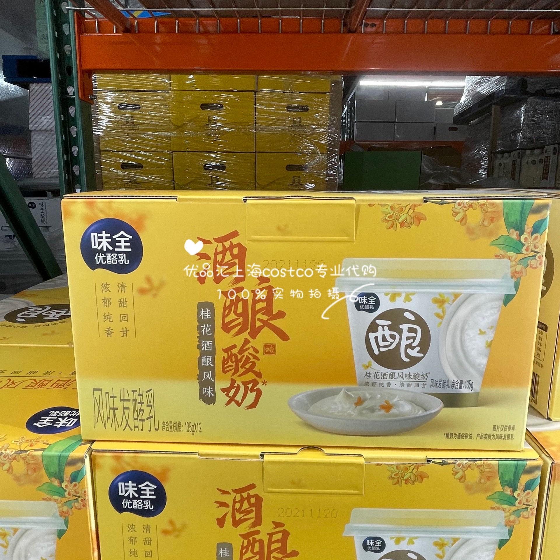 桂花酒酿风味发酵乳酸奶12杯