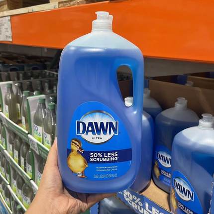 Y美国进口DAWN家用厨房去油污洗洁精洗碗精2.66L黄鸭costco开市客
