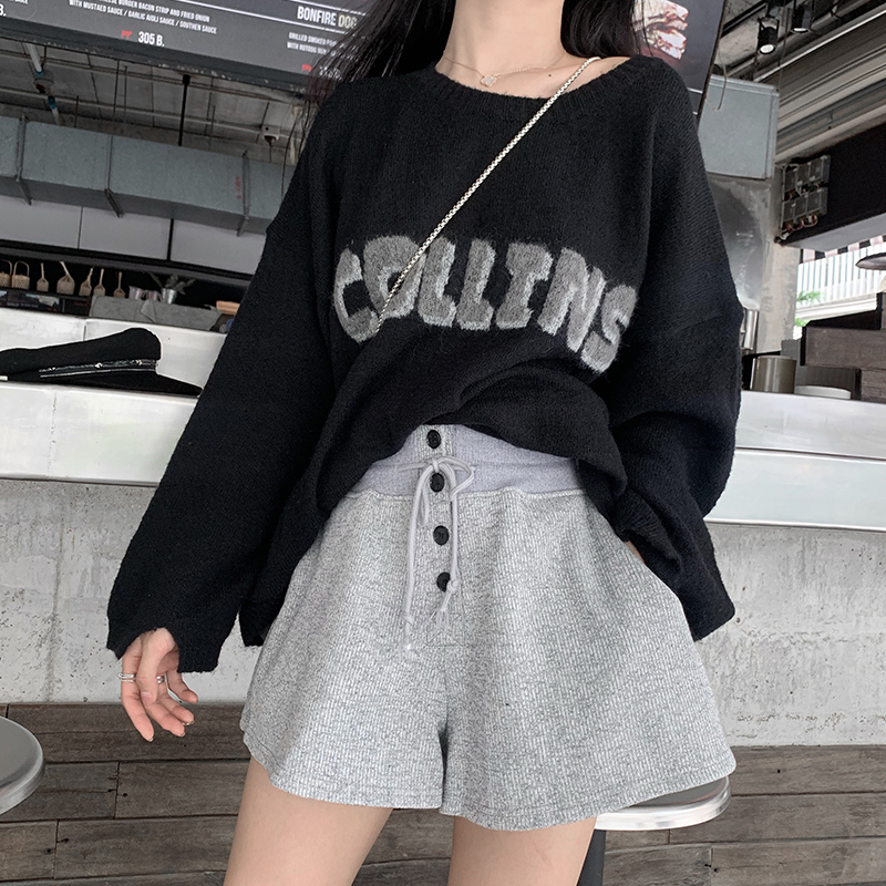 okma2019早秋女2019新款宽松休闲裤(非品牌)