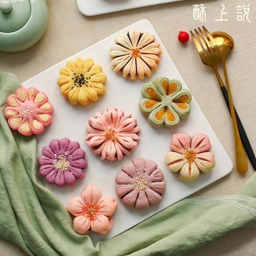 苏州特色中式糕点宫廷花酥点心