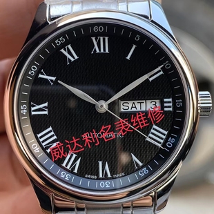 机械表，2836-2机芯双日历组装手表，男机械表，防水手表