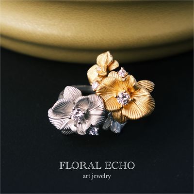 【兰影轻栖】925纯银戒指女设计师小众原创蝴蝶兰手工花卉戒