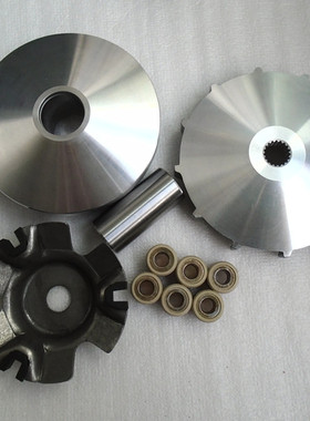 适用铃木悦星HJ125T-9-9C-11前驱动盘银巨星豪迈GY6-125前皮带轮