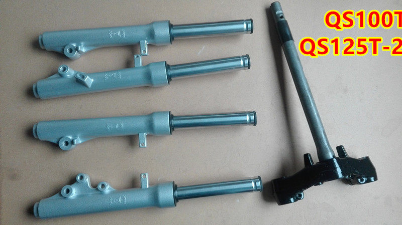 适用济南轻骑铃木QS100T-B韵彩QS125T-2/2A/2B前叉前避震器前减震