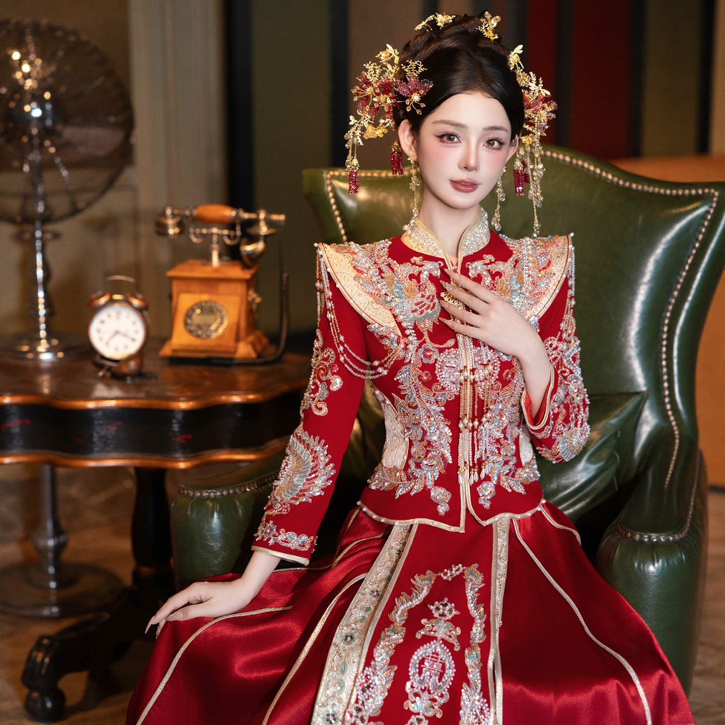 海棠记秀禾服2025新款新娘敬酒服