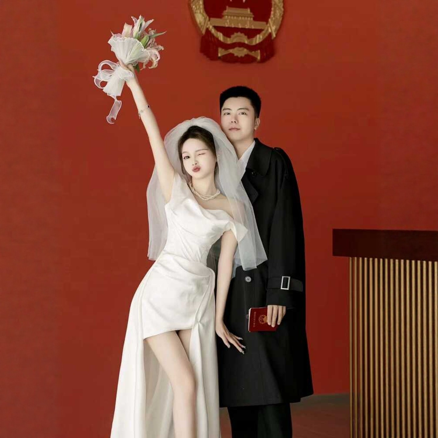 海棠记一字肩法式轻婚纱缎面高级感鱼尾小个子领证小白裙订婚礼服,女装/女士精品,连衣裙,淘宝优惠券,粉丝福利购,淘宝优惠卷