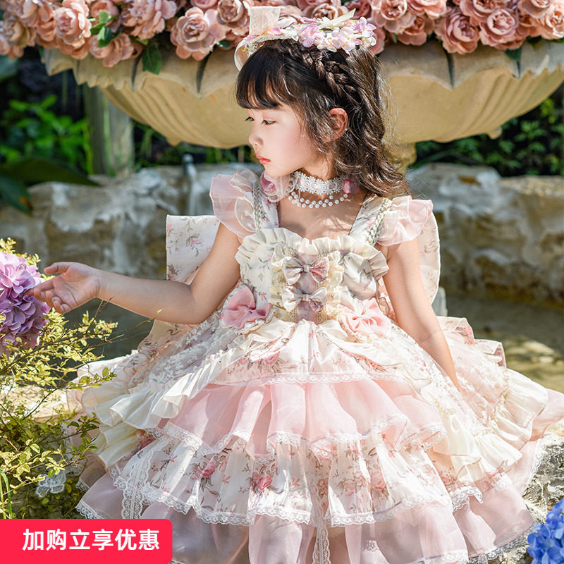 女宝宝洛丽塔公主裙洋气夏季裙子图片