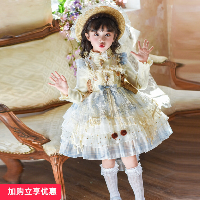 女童春秋款洋气时尚连衣裙