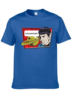 星际迷航谢尔顿startrek Spock史波克周边纯棉短袖圆领上衣T恤衫