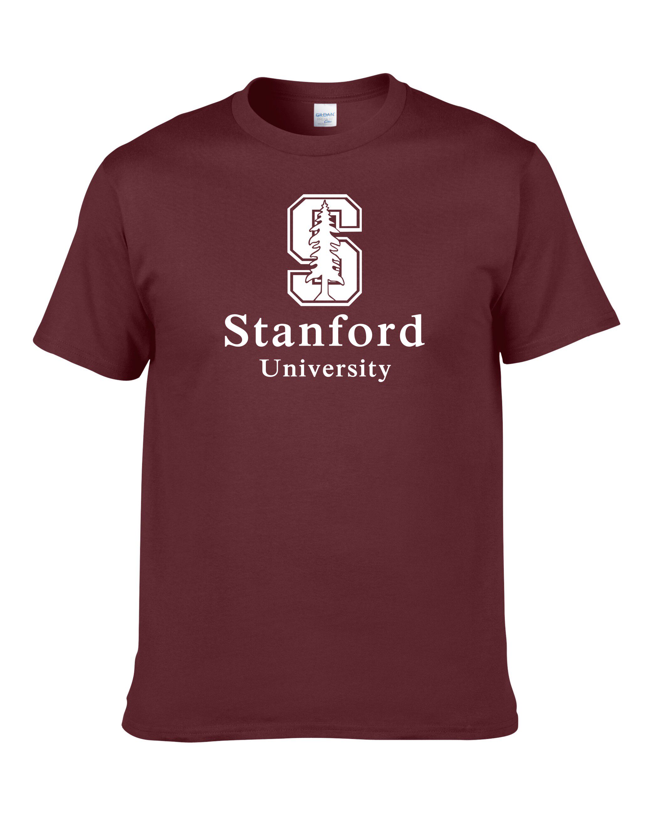 斯坦福大学Stanford纯棉圆领短袖T恤文化衫纪念礼服聚会毕业校服