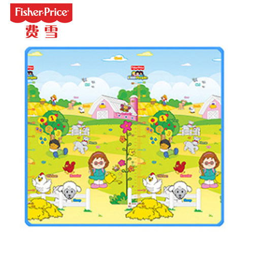 Fisher Price费雪  婴童加厚爬行垫客厅地垫现货180*200*1.0BMF22