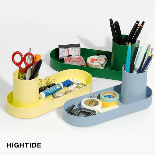 日本HIGHTIDE桌面笔筒收纳托盘