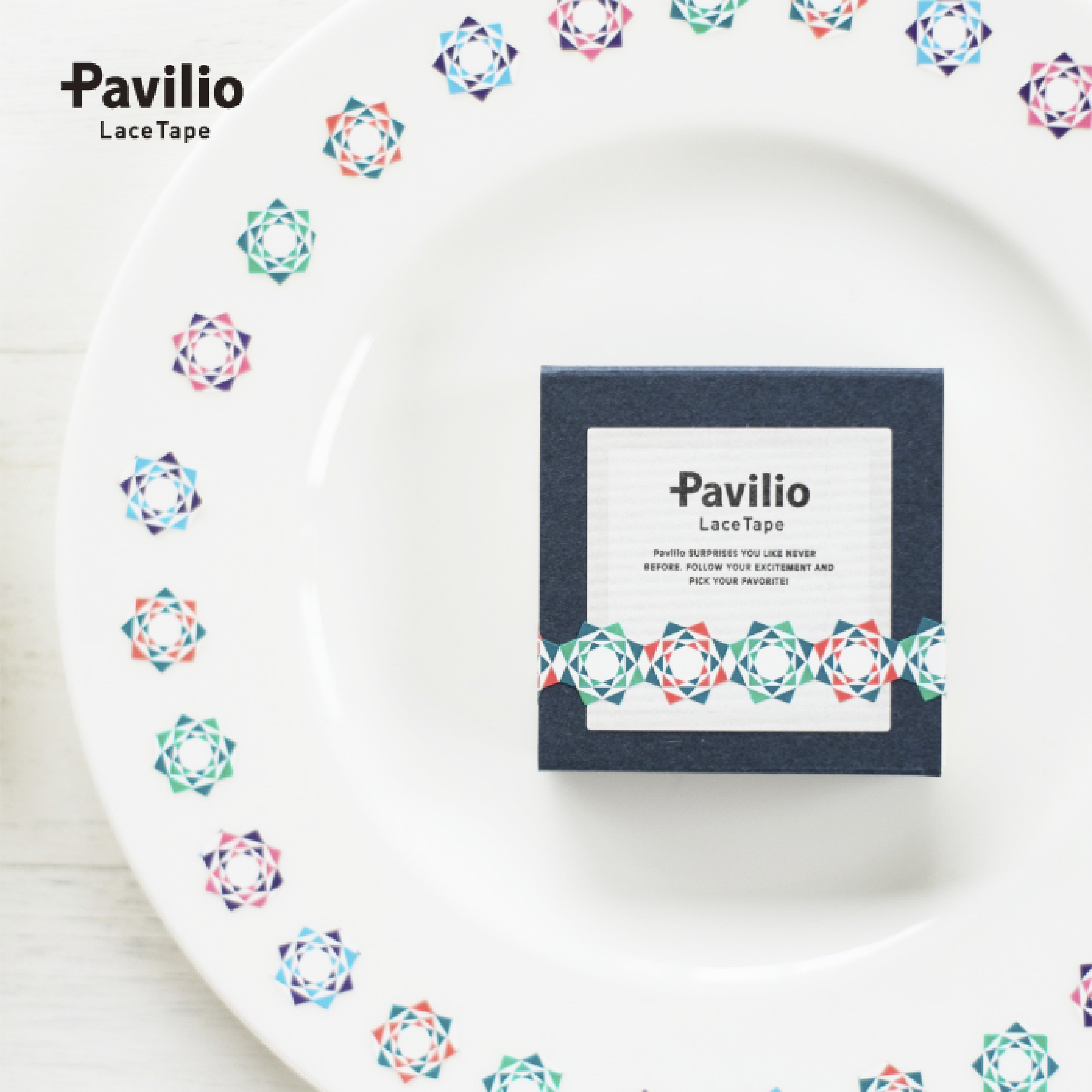 【特惠5折】日本Pavilio蕾丝纹MINI系列手账装饰和纸胶带第二组