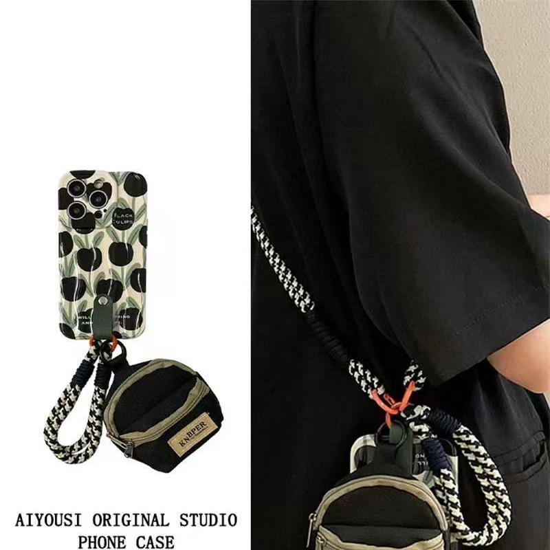 小红书爆款迷你书包适用苹果16ProMax手机壳iPhone16Pro新款14Plus斜挎绳女13mini硅胶11/12防摔7/6s保护套XS