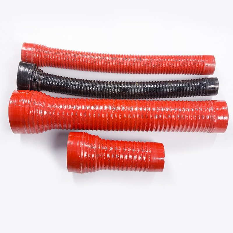 定制改装大口径空滤进气管变径空气管耐高温高压抗老化钢丝波纹管