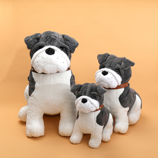 仿真沙皮狗毛绒玩具公仔八哥斗牛犬沙玩偶大号布娃娃宠物逗狗礼物