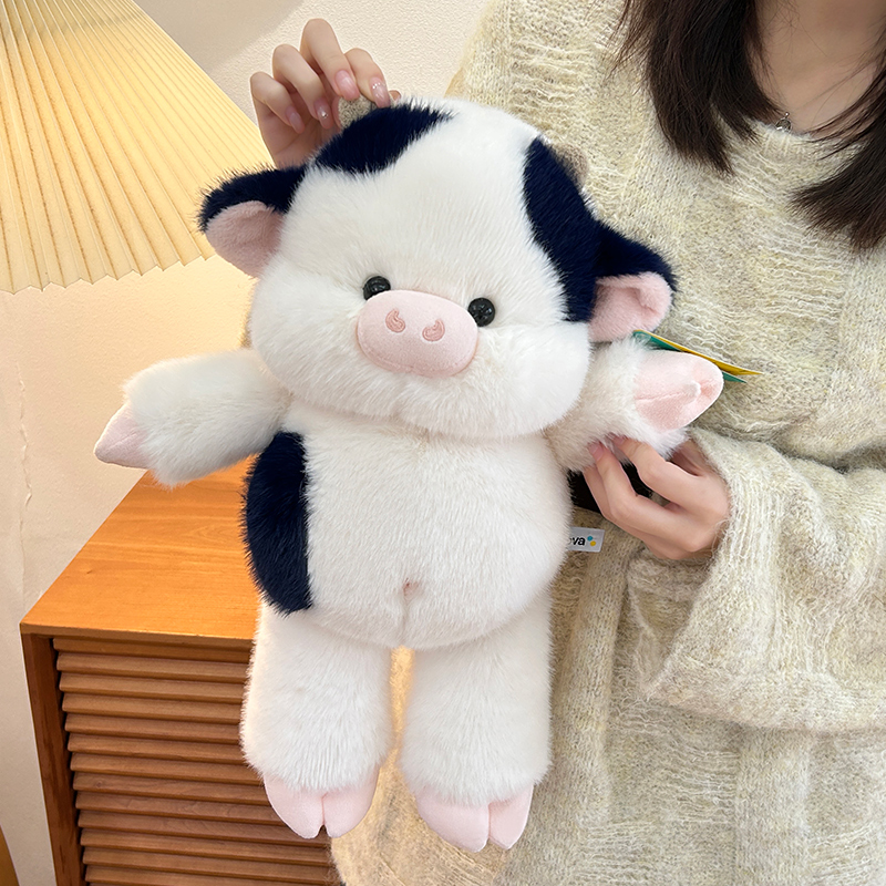 正版会跑步的小奶牛玩偶跑跑鼠大象娃娃公仔毛绒玩具抱枕生日礼物