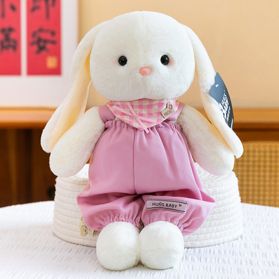 正版原创哈尼兔毛绒玩具小兔子公仔儿童玩偶婴儿抱抱娃娃女孩礼物