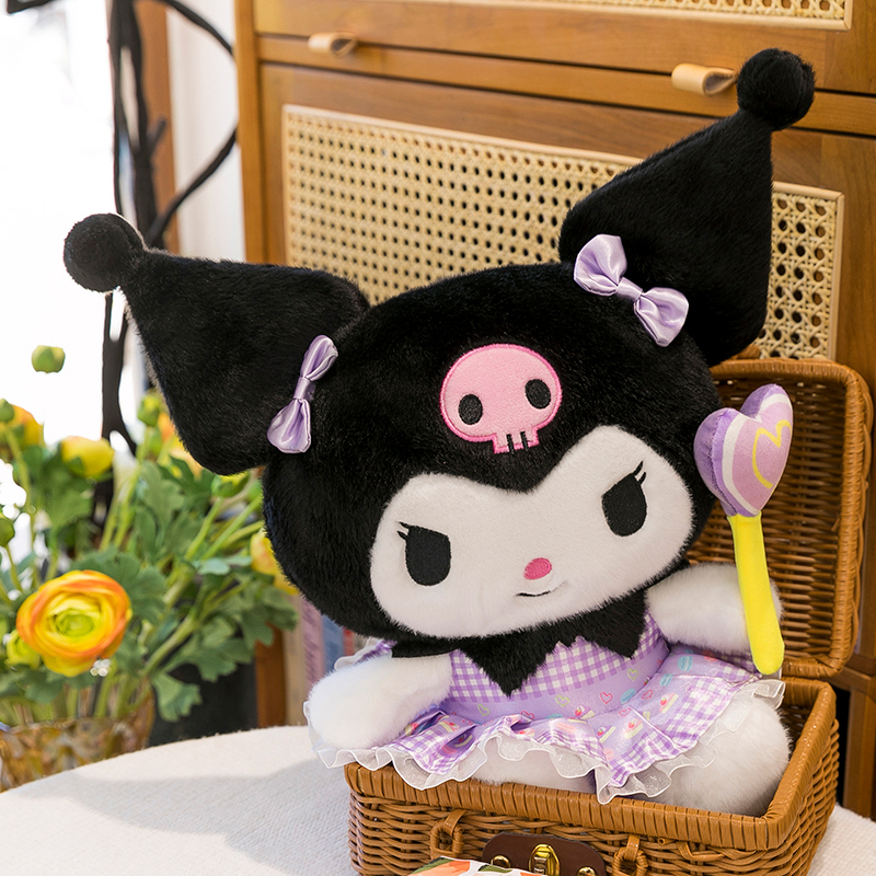 可爱女孩公主公仔紫色毛绒玩具娃娃玩偶睡觉抱枕生日520礼物女生