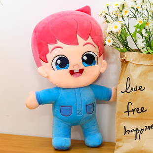 韩国碰碰狐贝贝彬玩偶宝贝儿童卡通安抚陪伴毛绒睡觉娃娃玩偶陪睡
