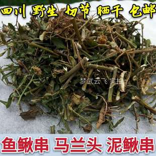 新鲜晒干药材 马兰头 泥鳅串 鱼鳅串 红梗菜 田边菊路边菊 包邮