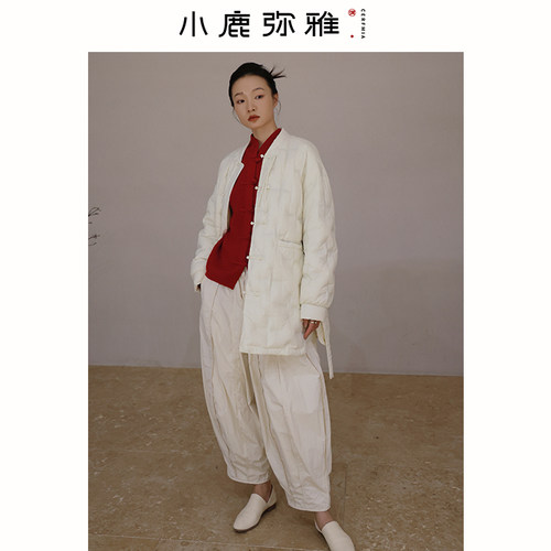 小鹿弥雅锦纶2023冬盘扣