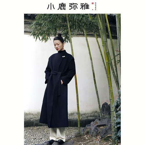 长袖外套小鹿弥雅新中式中长款
