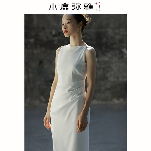 中长裙礼服小鹿弥雅吊带