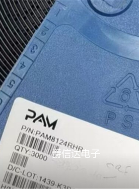 全新原装 PAM8124RHR TSSOP24 音频功率放大器 现货供应