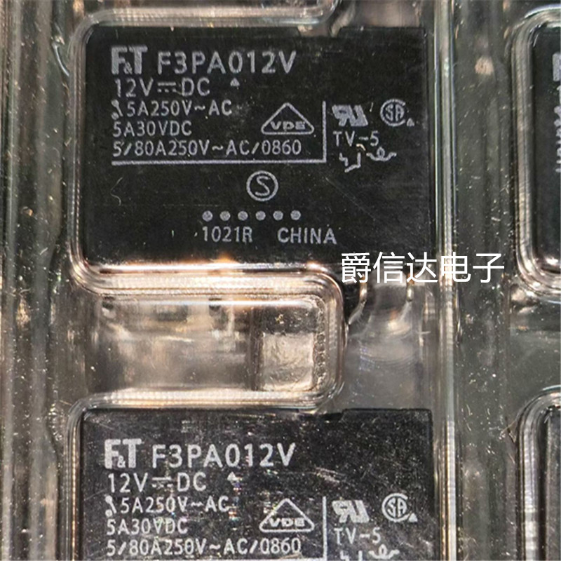 全新富士通继电器 F3PA012V DIP-4 4脚一常开5A 12VDC 现货供应