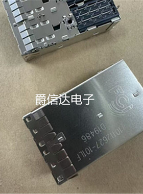 Amphenol SFF-8644 MiniSAS HD 36Pin 1*2 连接器10112627-101LF