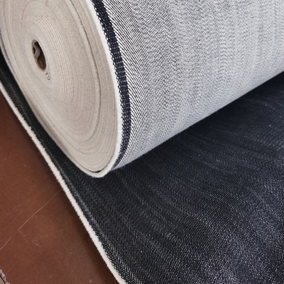 重磅21oz进口日本冈山面料重竹节深蓝色牛仔面料DIY牛仔裤包包