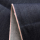 22oz深蓝色重磅赤耳丹宁牛仔面料denim外贸出口高档原色养牛布料