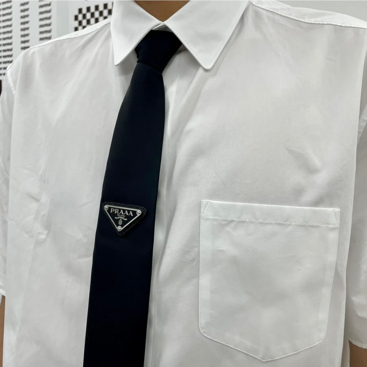 欧美韩版打结领带男女同款休闲搭配西装衬衫领带女潮配饰黑色领带