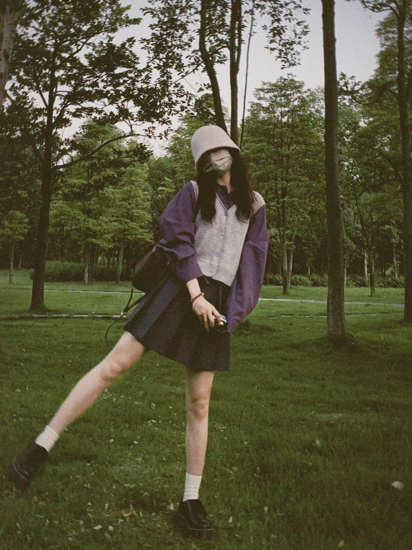 送运费险~森系女穿搭叠穿套装裙