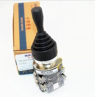 正品红开厂家直销 十字开关摇杆开关主令开关 HKA1-41Y04四向自锁