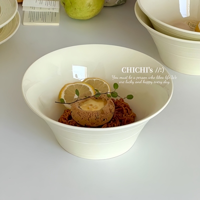 ins风奶油风陶瓷碗家用