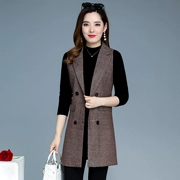 Vest nữ dài 2019 xuân hè mới nữ phiên bản Hàn Quốc của áo vest Slim phù hợp với áo khoác vest - Áo vest