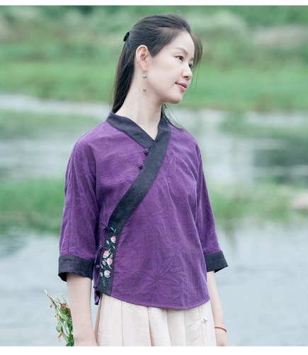 斜襟旗袍小衫服裁剪纸板打版