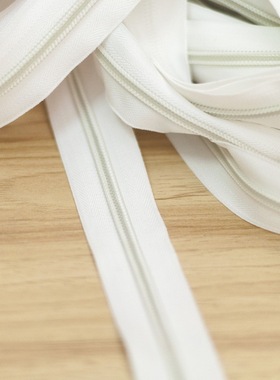 手工抱枕 被套 沙发套3号5号白色长呢绒拉链  拉链头