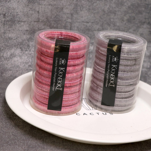 韩国头绳扎发马尾发圈粗盒装十根