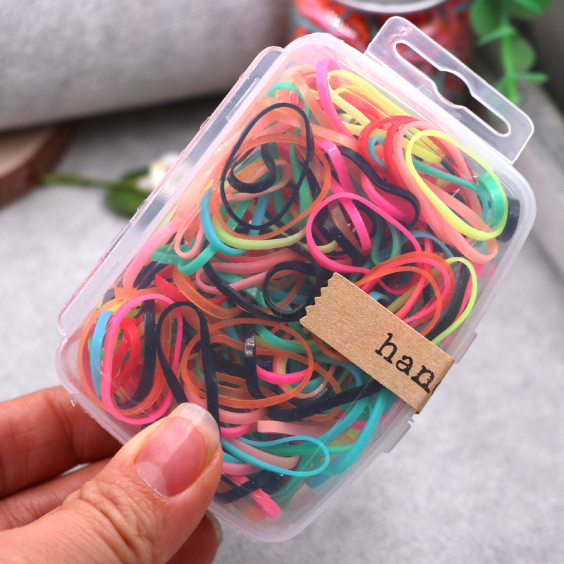 韩国inpink 宝宝皮筋 小圈 不伤发女宝发饰 小皮筋儿童小号细盒装