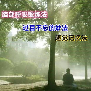 记忆力脑部呼吸锻炼改造大脑过目不忘修炼记忆法养生记忆训练方法